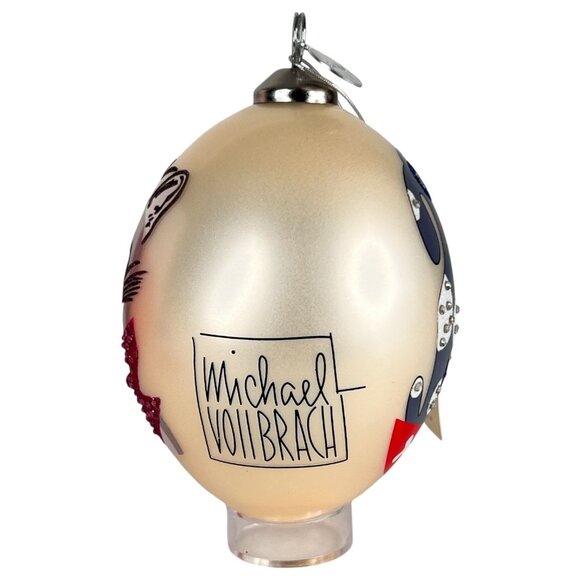 2010 St Jude Swarovski Elements Christmas Ornament Cat Dog Dog Michael Vollbrach - Picture 5 of 12